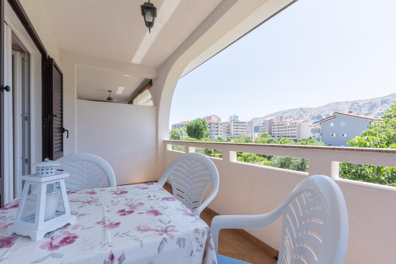 Apartment Beti With Balcony Baška Eksteriør billede